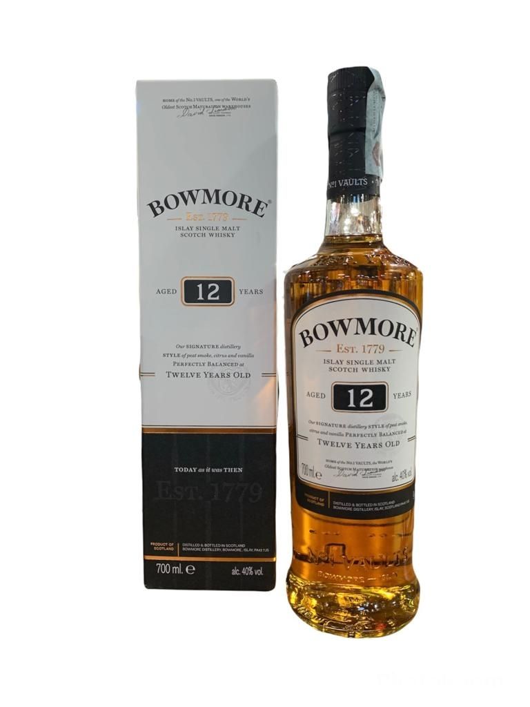 Bowmore 12yo Scotch Whisky 70cl 40% Bowmore 12yo Scotch Whisky 70cl 40%