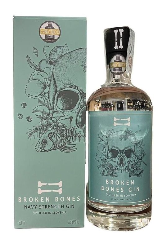 Broken Bones Navy Strength Gin 50cl 57% Broken Bones Navy Strength Gin 50cl 57%