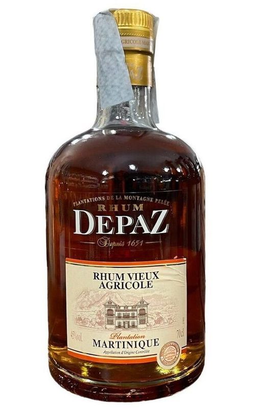 Depaz Rhum Vieux Agricole Plantation Martinique 70cl 45% Depaz Rhum Vieux Agricole Plantation Martinique 70cl 45%