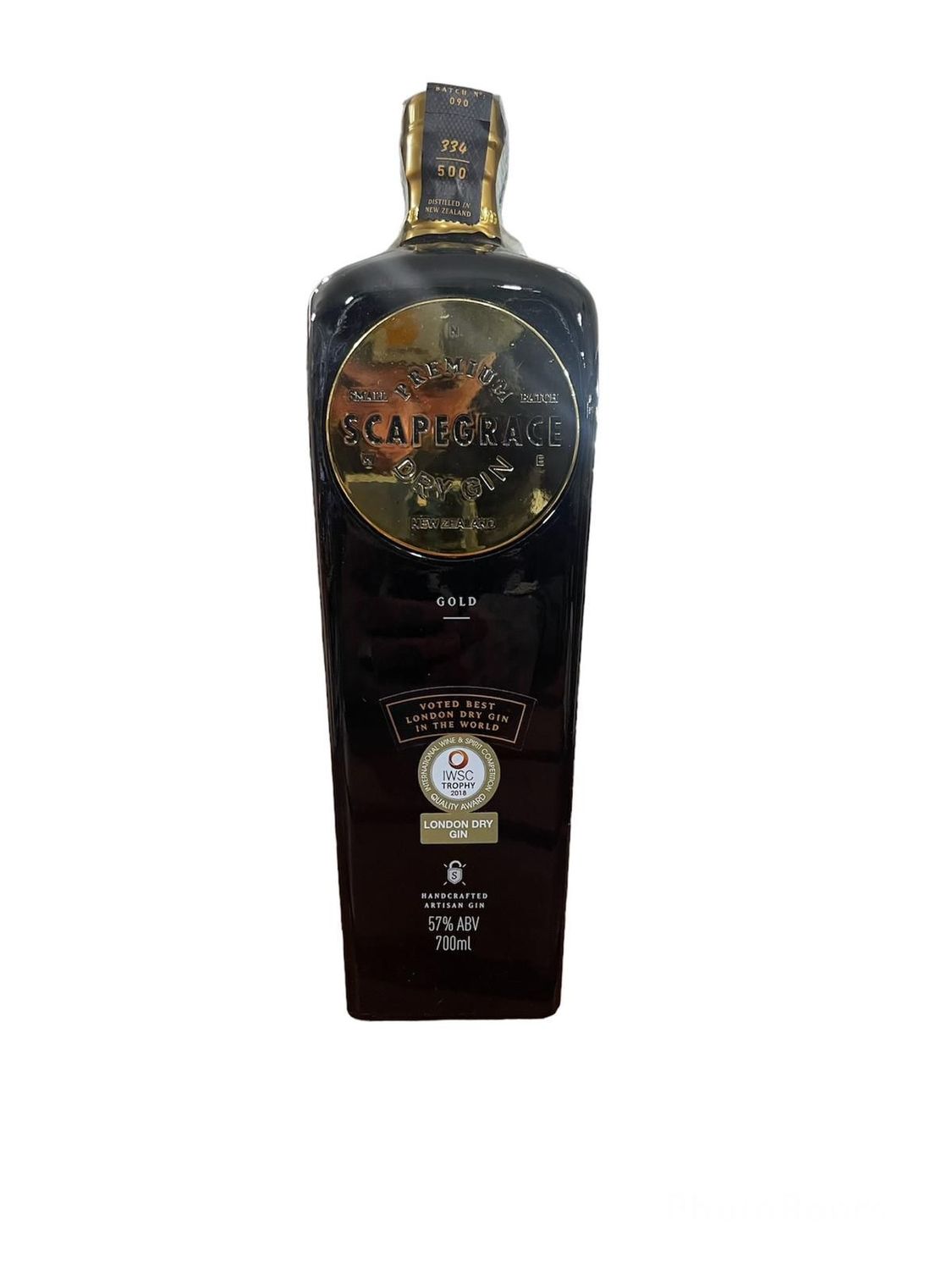 Scapegrace Premium Gold Dry Gin 70cl. 57% Scapegrace Premium Gold Dry Gin 70cl. 57%