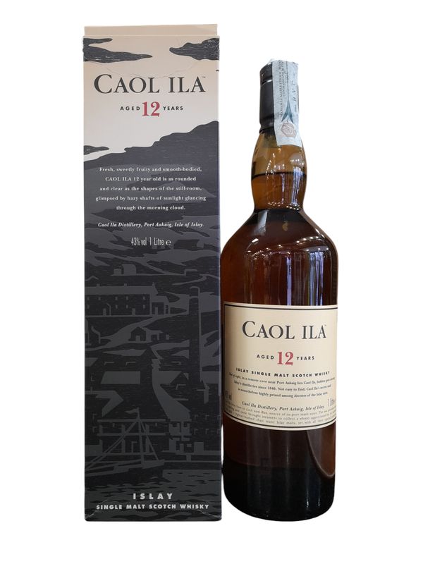 Caol Ila 12yo Scotch Whisky 100cl 43% Caol Ila 12yo Scotch Whisky 100cl 43%