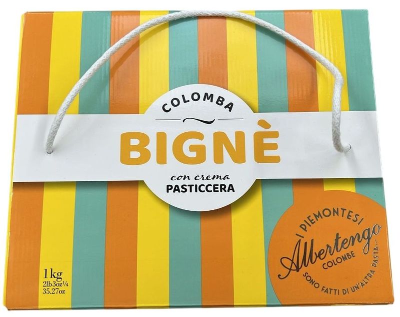 Colomba Bigné con Crema Pasticcera Albertengo 1Kg