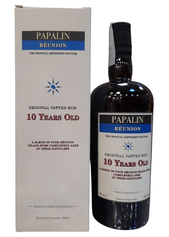 Papalin Reunion 10yo Rum 70cl 50% Papalin Reunion 10yo Rum 70cl 50%