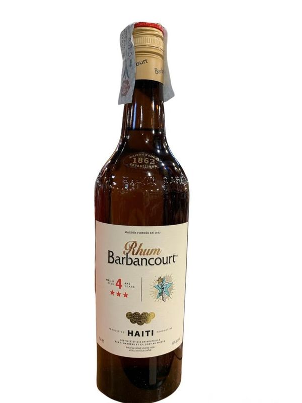 Barbancourt Rum 4 Years 70cl 40% Barbancourt Rum 4 Years 70cl 40%
