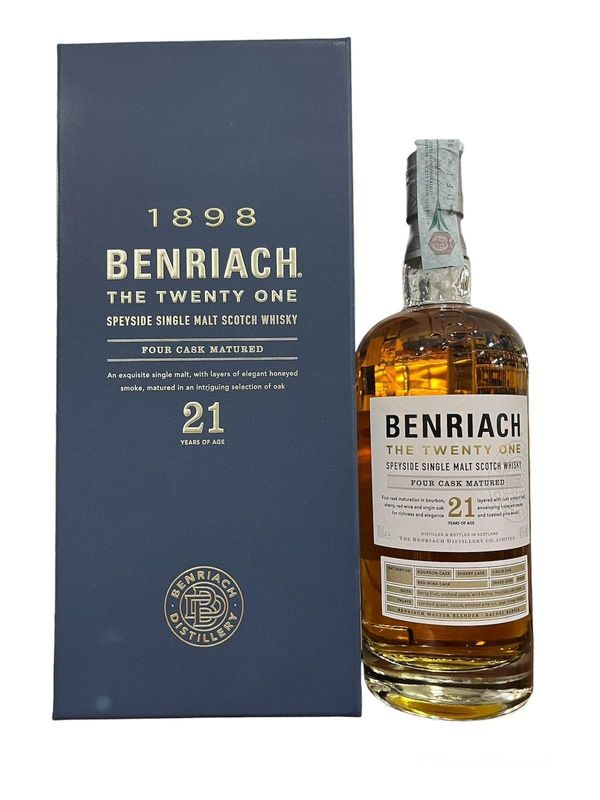Benriach 21Y Four Cask Matured 70cl 46% Benriach 21Y Four Cask Matured 70cl 46%