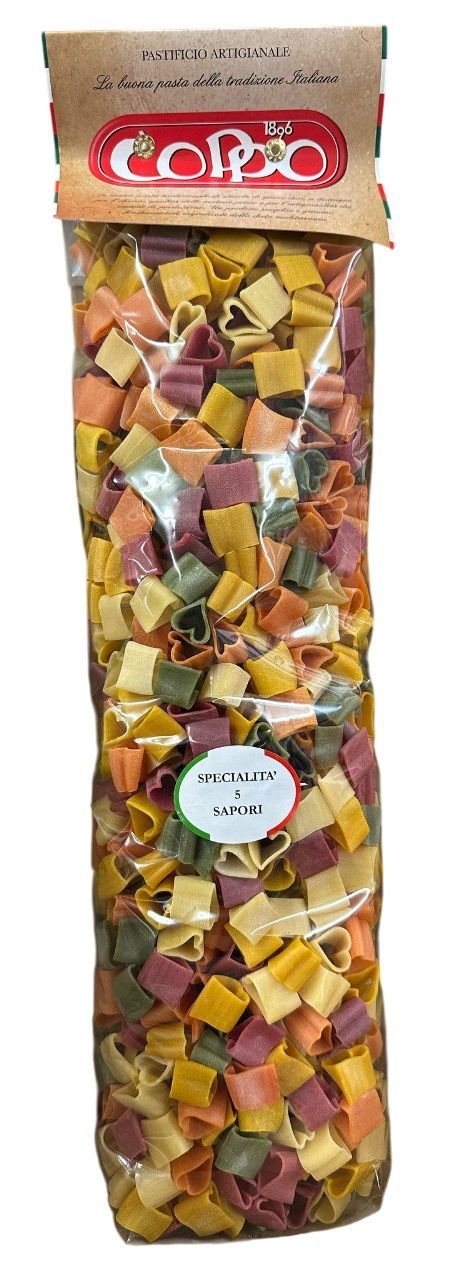 Pasta Coppo Cuori 5 Sapori 1Kg Pasta Coppo Cuori 5 Sapori 1Kg