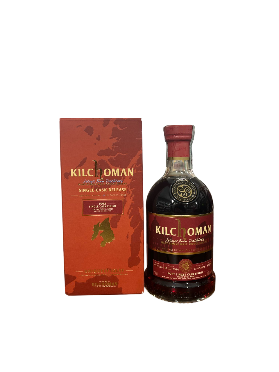 Kilchoman Port Single Cask Finish - Italian Cities Rome 70cl 54,9% Kilchoman Port Single Cask Finish - Italian Cities Rome 70cl 54,9%