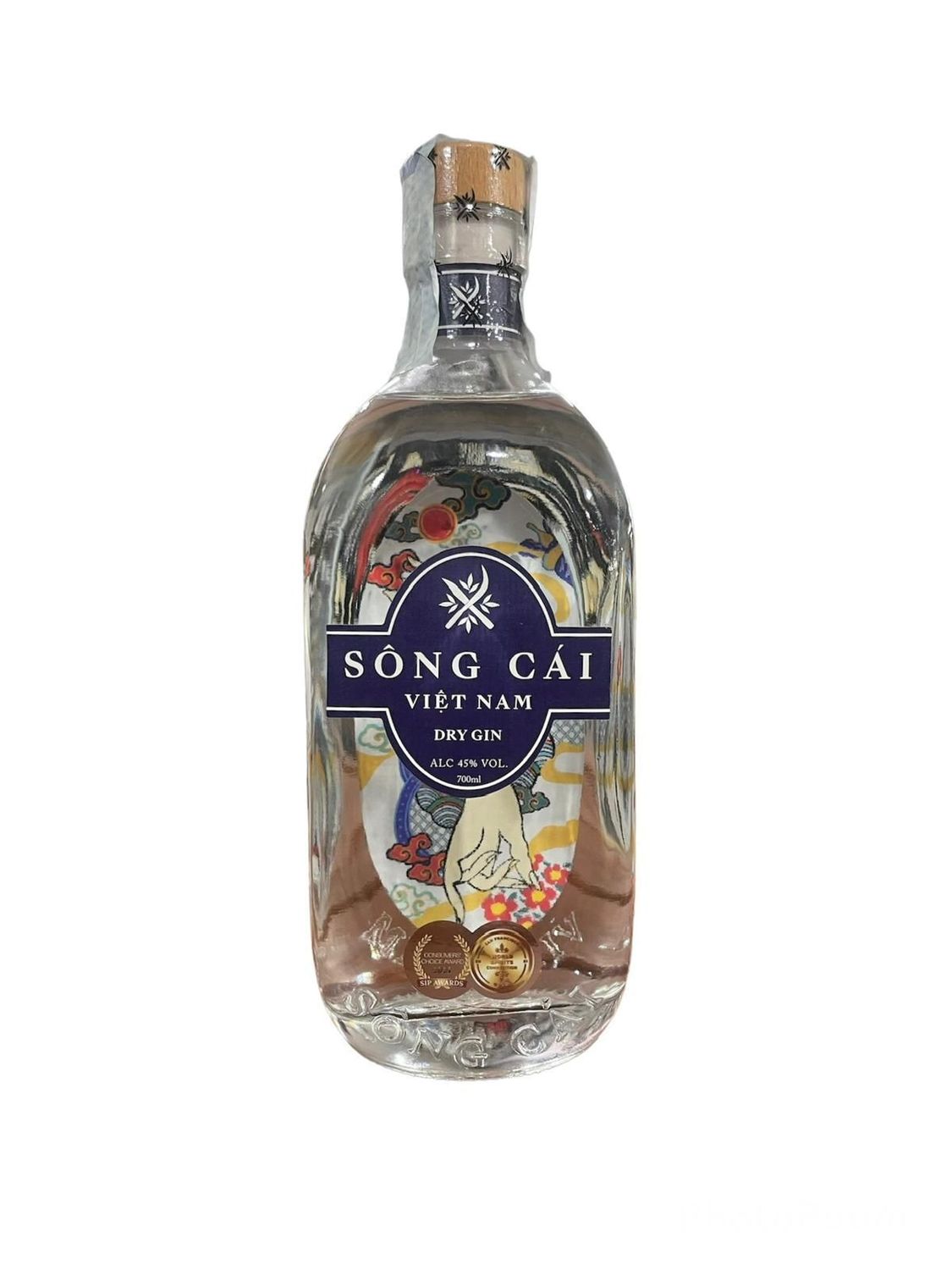 Sông Cái Viêt Nam Dry Gin 70cl 45% Sông Cái Viêt Nam Dry Gin 70cl 45%