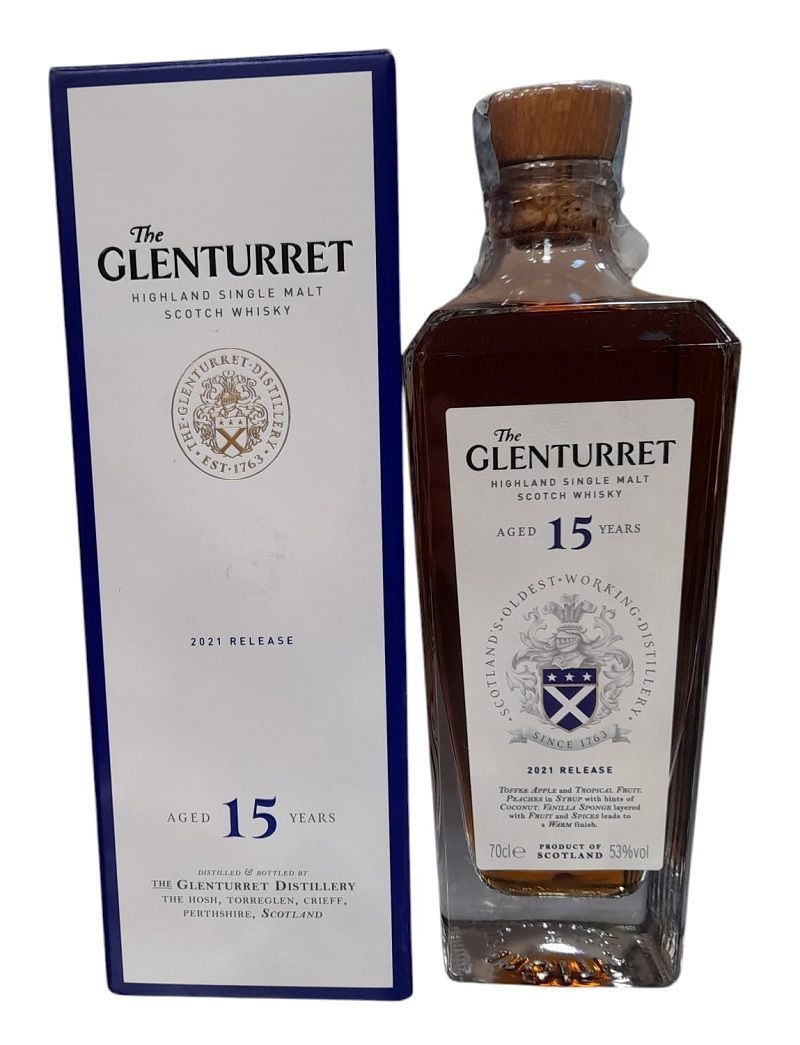 The Glenturret 15 Years Scotch Whisky 70cl 53%