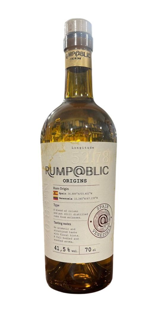Rump@blic Origins Spain Venezuela 70cl 41.5% Rump@blic Origins Spain Venezuela 70cl 41.5%