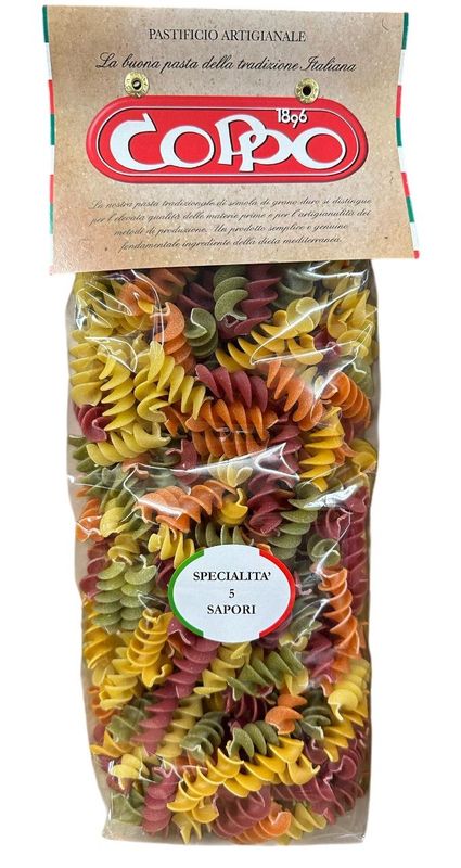 Pasta Coppo Fusilli 5 Sapori 500g