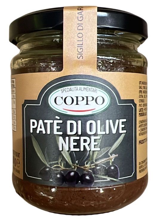 Patè di Olive Nere 180g Patè di Olive Nere 180g