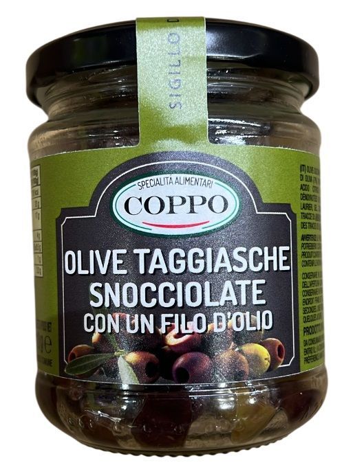 Olive Taggiasche Snocciolate Coppo 110g Olive Taggiasche Snocciolate Coppo 110g
