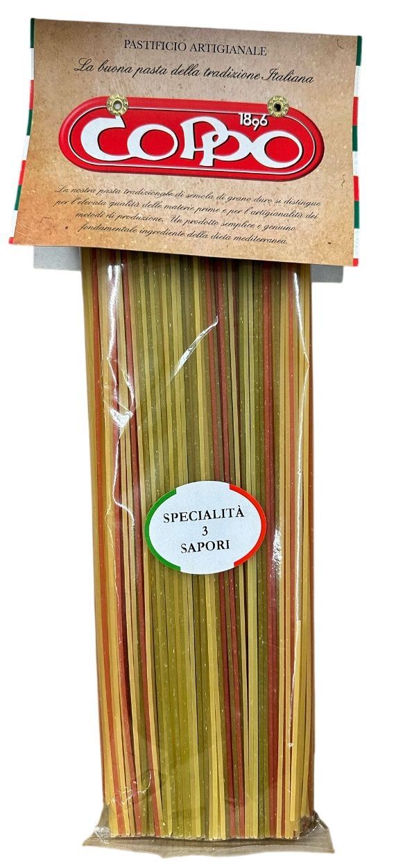 Pasta Coppo Spaghetti 3 Sapori 500g Pasta Coppo Spaghetti 3 Sapori 500g