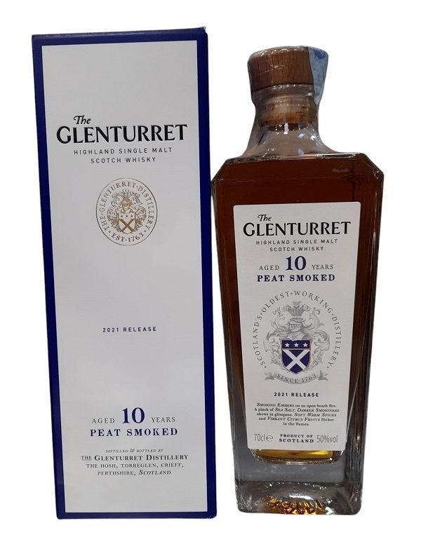 The Glenturret 10 Years Peat Smoked Scotch Whisky 70cl 50% The Glenturret 10 Years Peat Smoked Scotch Whisky 70cl 50%