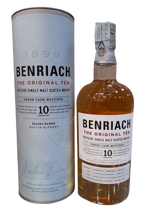 The Benriach 10 Years The Original Ten Scotch Whisky 70cl 43% The Benriach 10 Years The Original Ten Scotch Whisky 70cl 43%
