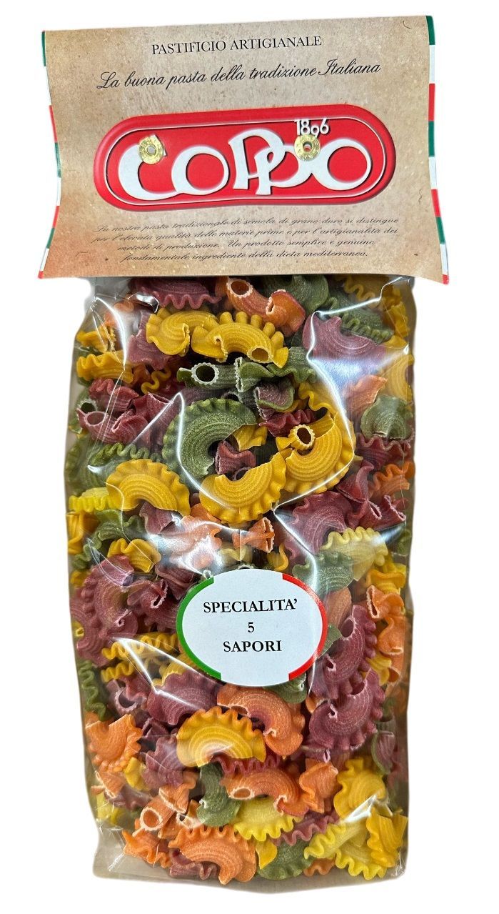 Pasta Coppo Creste di Gallo 5 Sapori 500g Pasta Coppo Creste di Gallo 5 Sapori 500g
