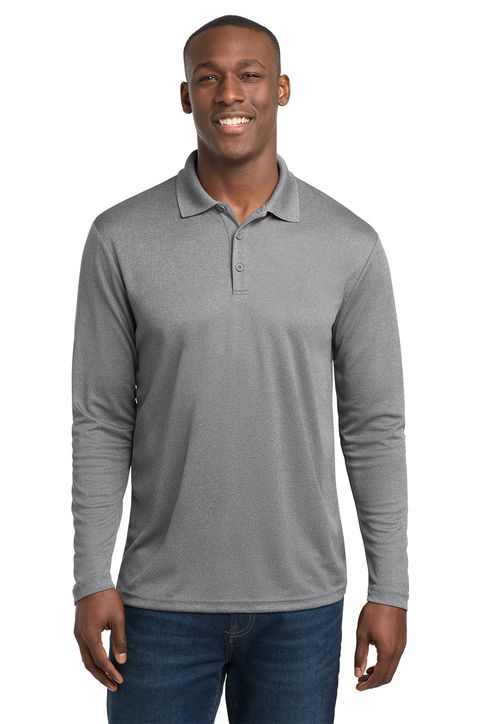 PosiCharge® RacerMesh® Long Sleeve Polo