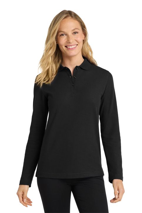 Women's Silk Touch™ Long Sleeve Polo