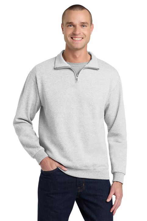 NuBlend® 1/4-Zip Cadet Collar Sweatshirt