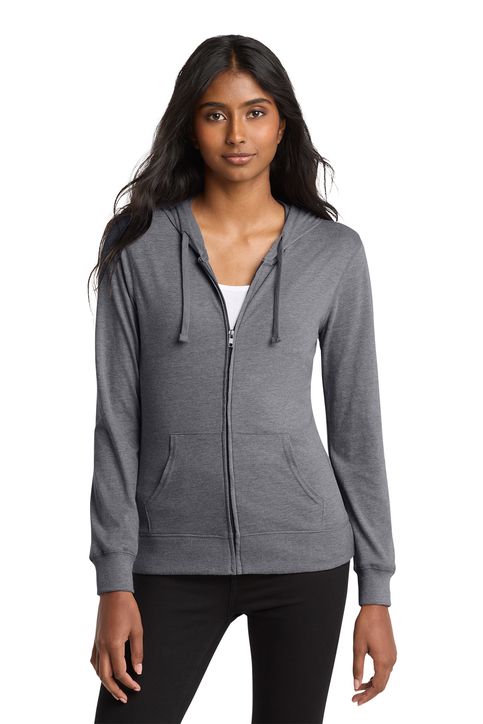 Women’s Fitted Jersey Full-Zip Hoodie