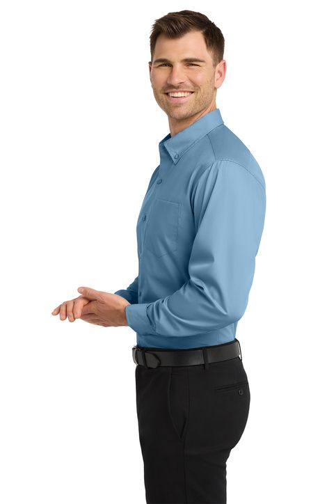 Long Sleeve Carefree Poplin Shirt