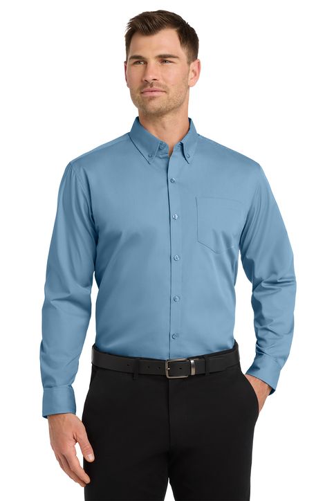 Long Sleeve Carefree Poplin Shirt