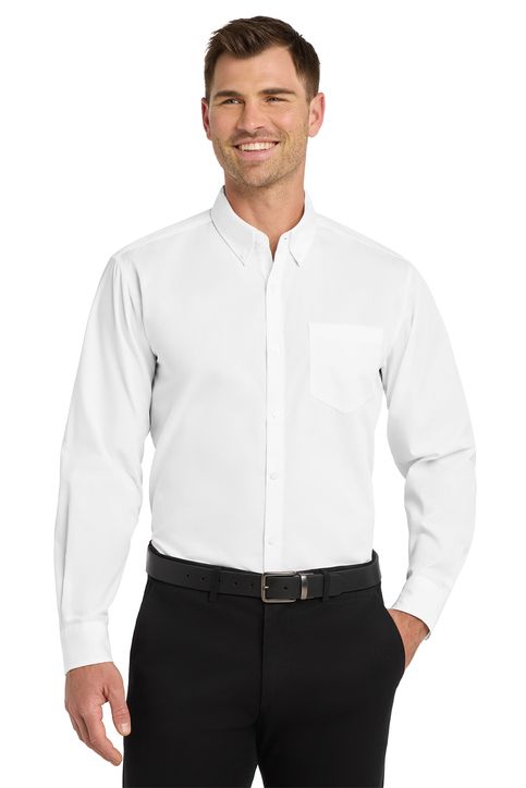 Tall Long Sleeve Carefree Poplin Shirt