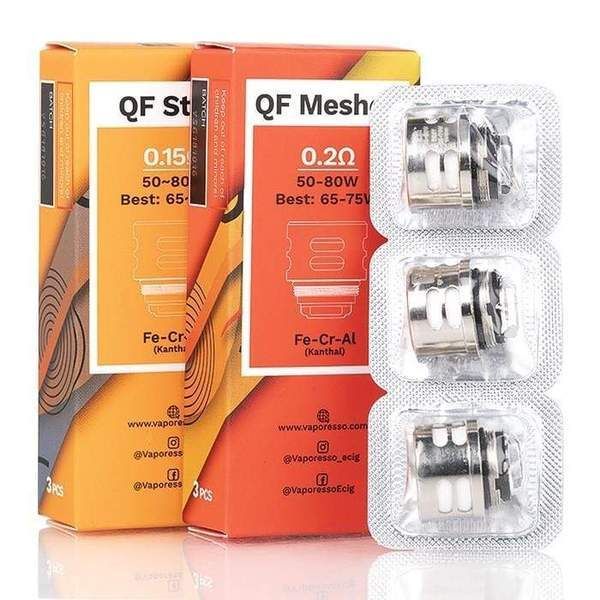 Vaporesso QF Strip 0.15 Ohm Coils 3/pk (fits SKRR)