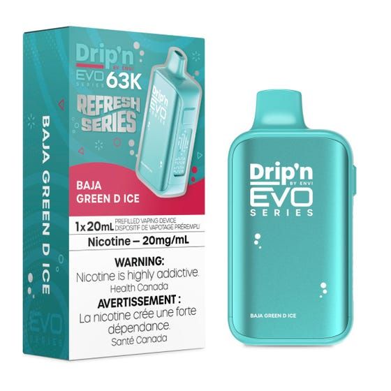Drip'n Evo 63k Disposable, Flavour: Banana Ice