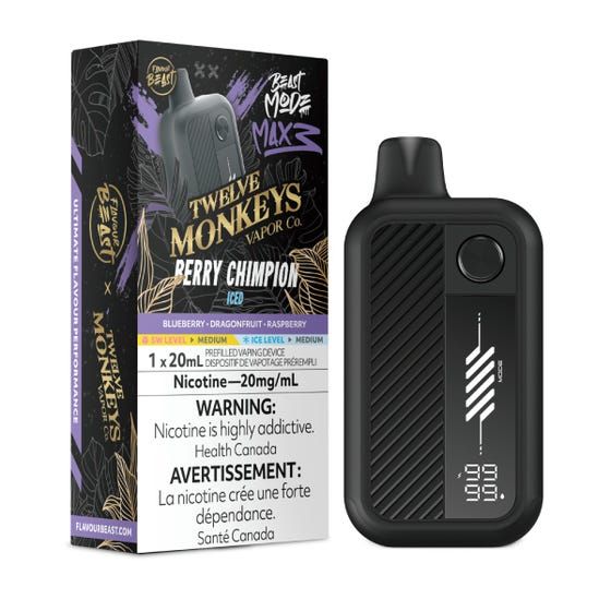 Beast Mode Max 3 60k Disposable, Flavour: Bomb Blue Razz