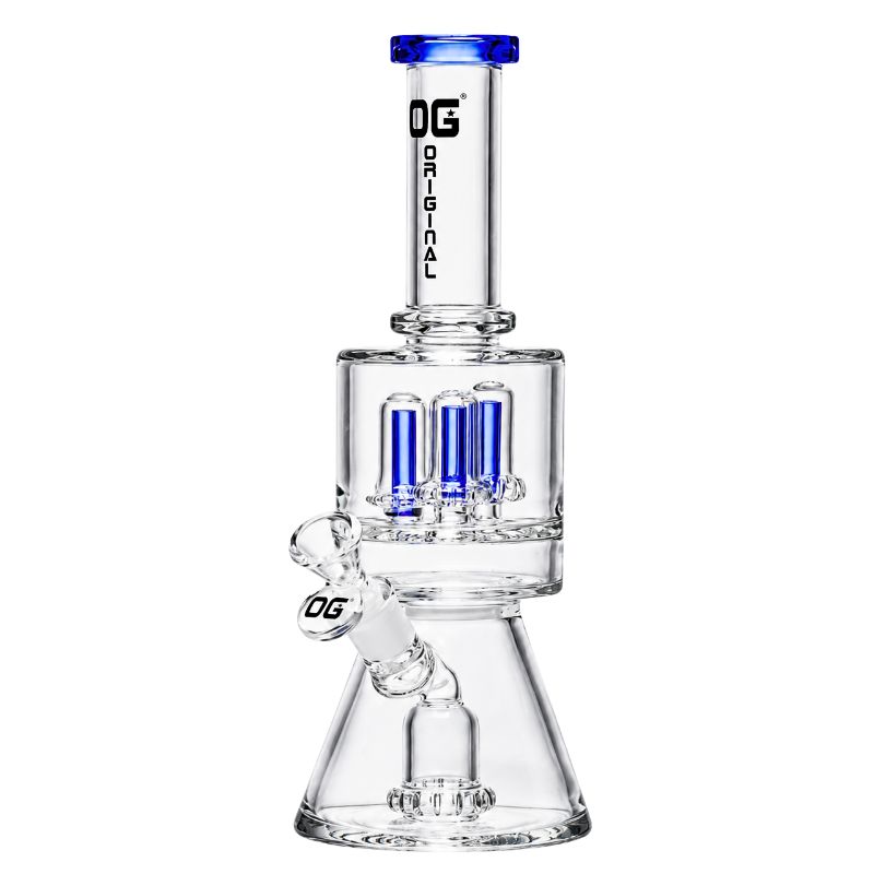 12" OG Original Triple Perc Shower Head Waterpipe