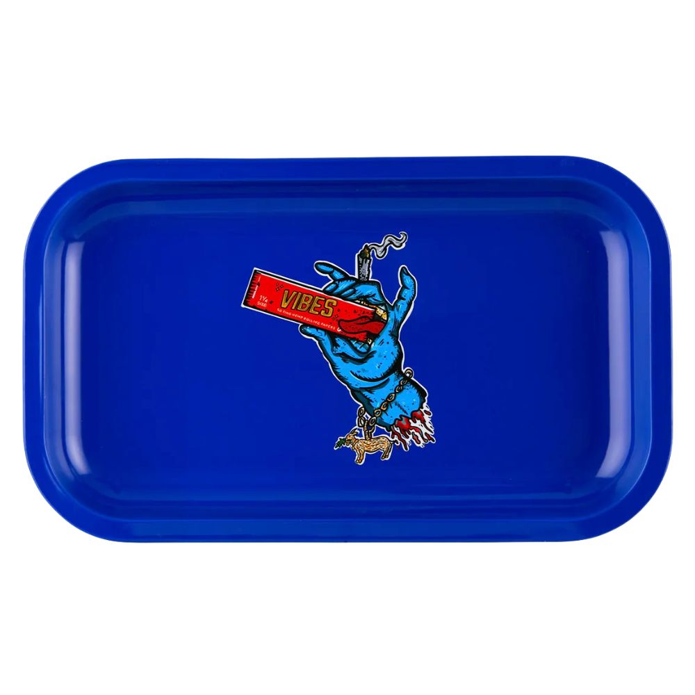 Vibes Lend A Hand Metal Rolling Tray - Medium