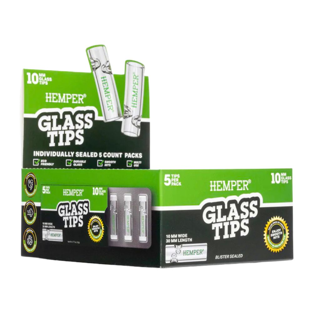 Hemper 10mm Glass Filter Tips