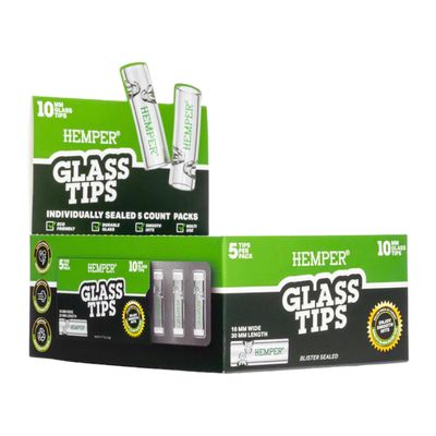 Hemper 10mm Glass Filter Tips