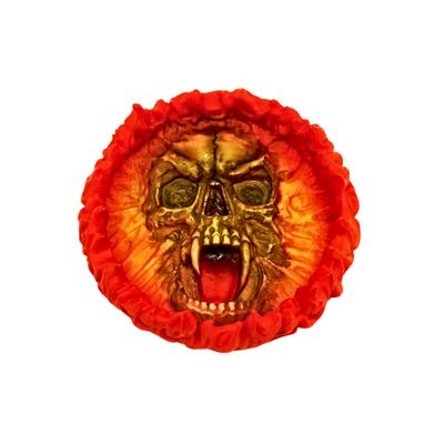 Fantasy Gifts Fire Skull Ashtray