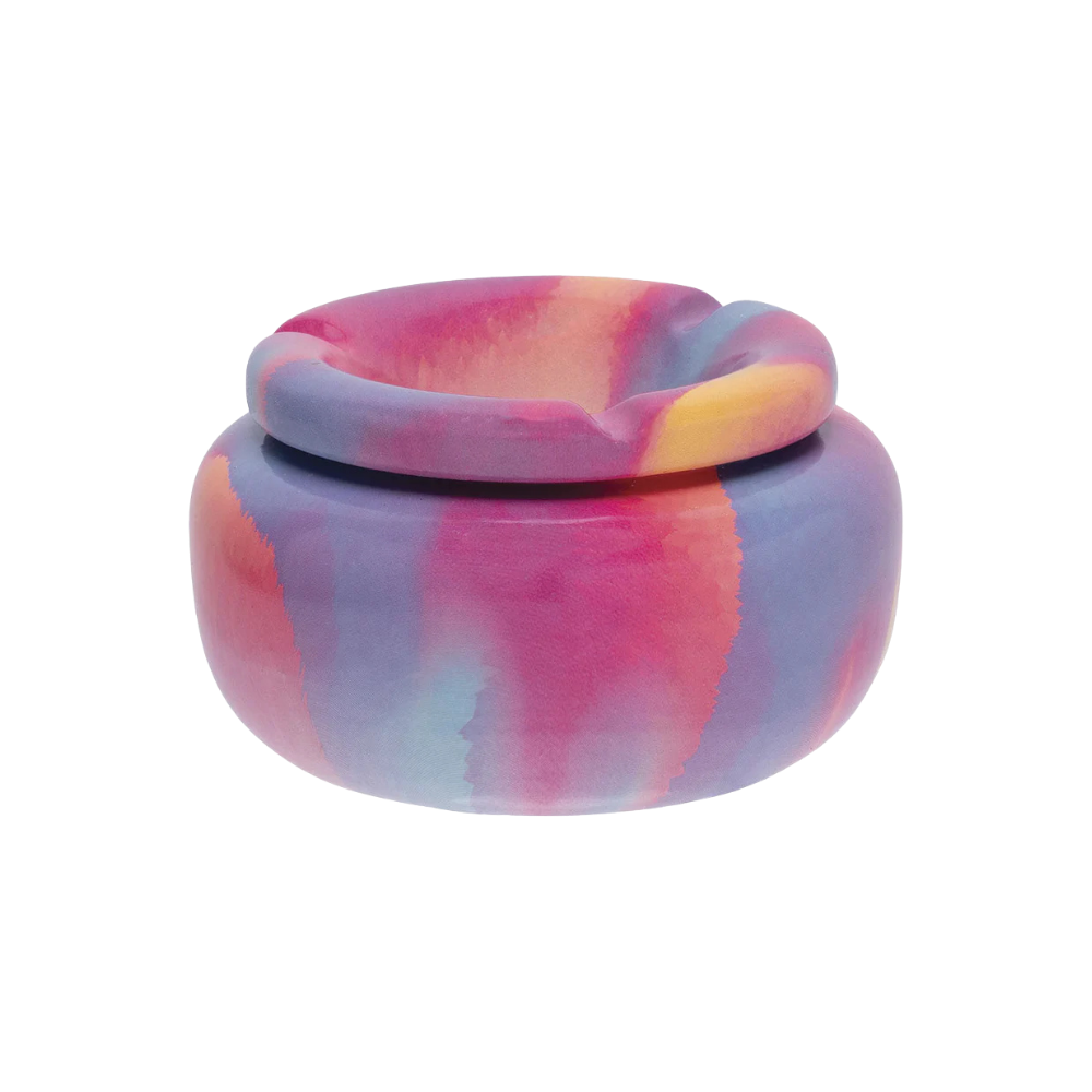 5" Fujima Painted Patel Moroccan Ceramic Ashtray