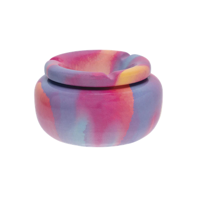 5" Fujima Painted Patel Moroccan Ceramic Ashtray