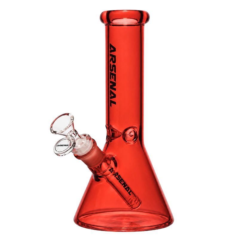 8" 4mm Arsenal Coloured Beaker