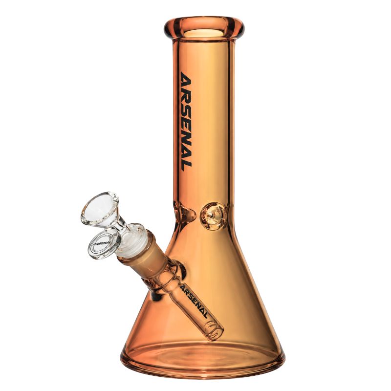 8" 4mm Arsenal Iridescent Spectrum Beaker