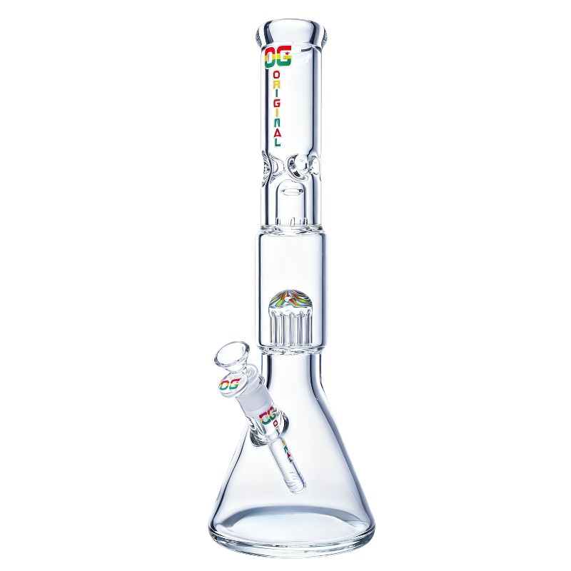 18” 7mm OG Original Stacked Perc Beaker