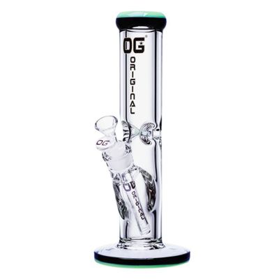 12" 9mm OG Original Colored Rim Straight Tube