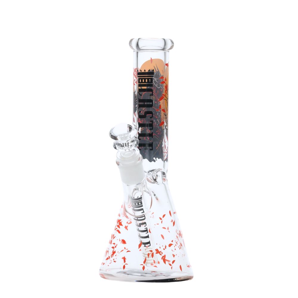 10" 5mm Castle Glass Bushi Beaker Bong
