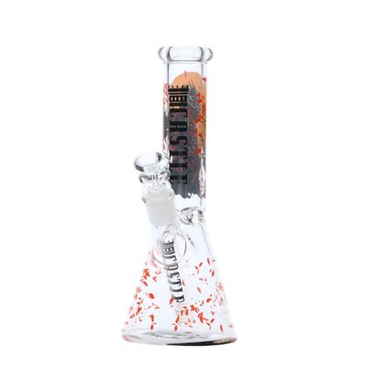 10" 5mm Castle Glass Bushi Beaker Bong