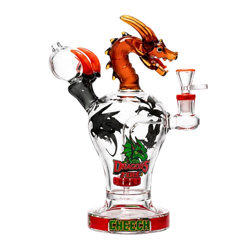 10" Cheech Dragon Fire Waterpipe