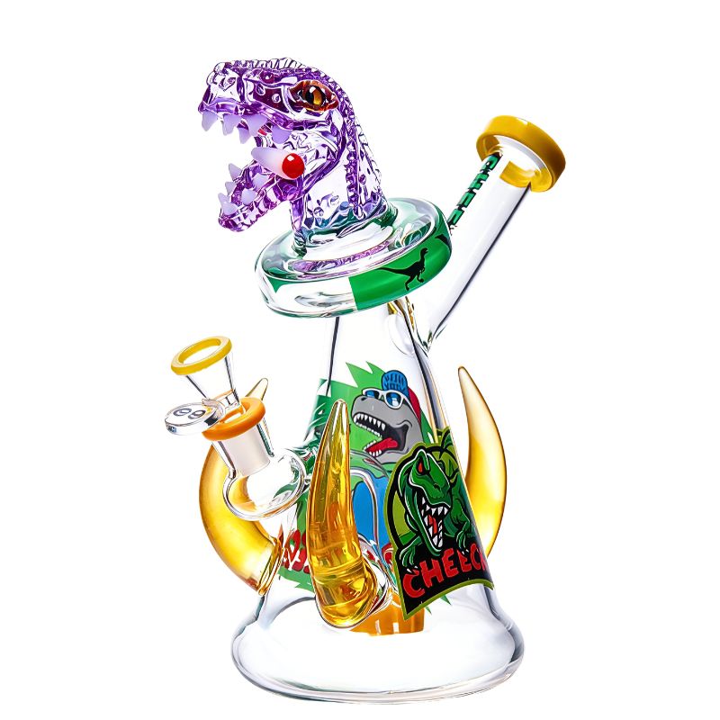 10" Cheech Jurassic Skull Waterpipe