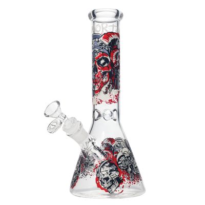10" 4mm Arsenal Skull Syndicate Beaker