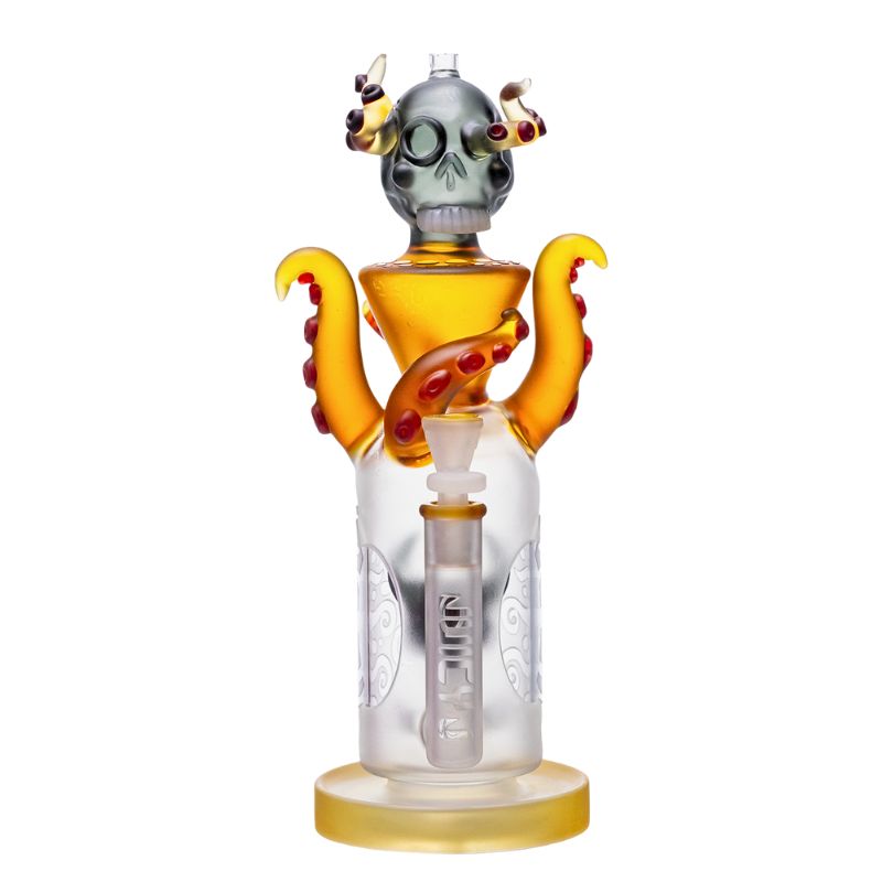 13" Cheech Kraken Skull Waterpipe