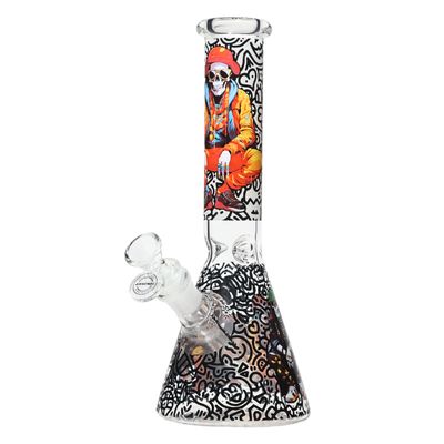 10" 5mm Arsenal Street Skeleton Beaker