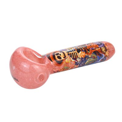 4" Arsenal Skull Rider Hand Pipe